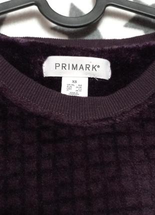 Красивая теплая махровая женская пижамная кофта для дома и сна primark размер 6-8 (евр.34-36)2 фото