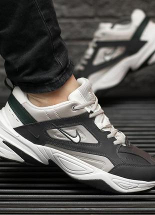 Мужские кроссовки nike m2k tekno, мужественные кроссовки найк