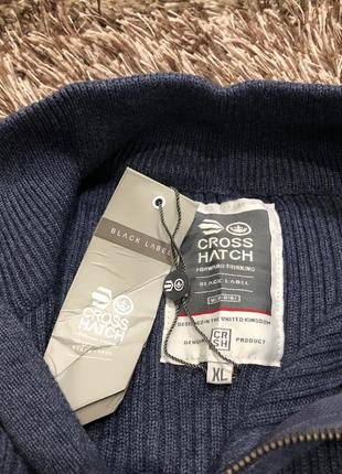 Светр пуловер із коміром crosshatch оригінал4 фото