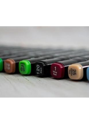 Набор скетч маркеров touch coco 24 шт в черной сумочке