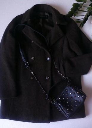 Коротенькое пальтишко на весну темно-оливкового цвета💕 подарок любой шарфик!💌на ваш выбор💞