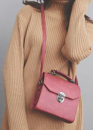 Женская маленькая модная сумка, стильная мини сумочка для девушки4 фото