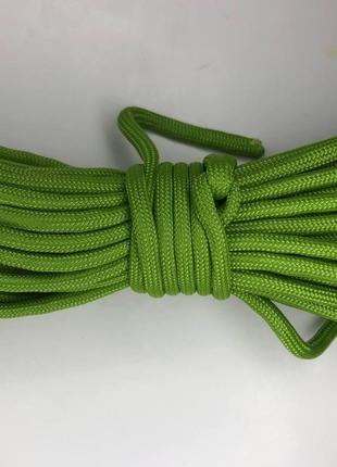 Паракорд paracord 550 type 3 (1 метр) нейлоновый шнур 4 мм цвет 019 салатовый