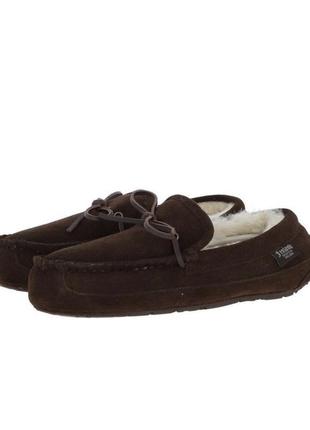 Мокасини туфлі fenland classic mens sheepskin moccasins