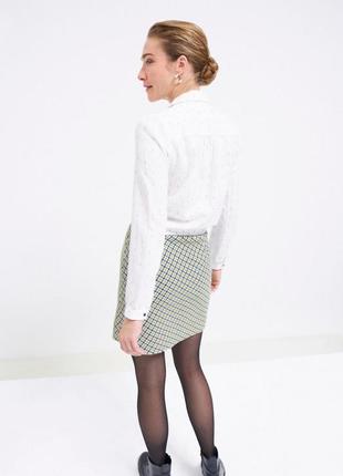 Женская стильная шерстяная мини юбка caroll3 фото