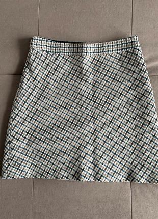 Женская стильная шерстяная мини юбка caroll4 фото