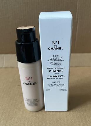 Chanel №1 de chanel revitalizing foundation восстанавливающая тональная основа 20ml # bd31