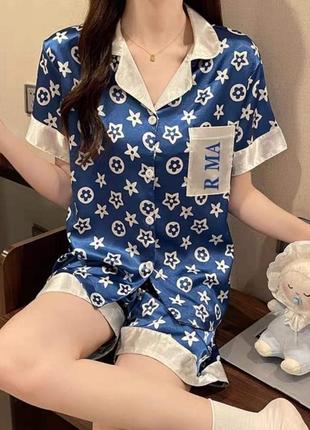Пижама женская с шортами l