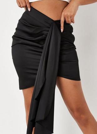 Мини-юбка со шлейфом3 фото