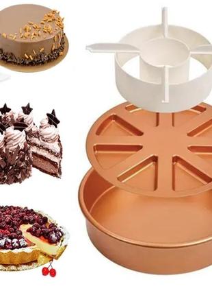 Багатофункціональна форма для випічки copper chef perfect cake pan