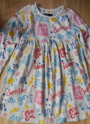 Новое фирменное платье vera малышке 4-5 лет