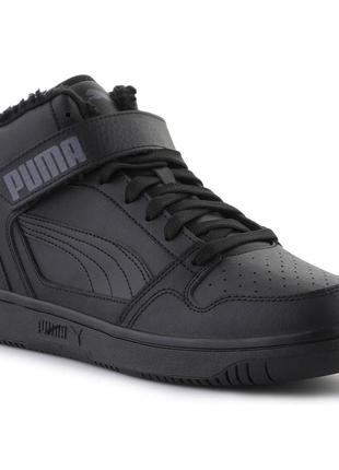Теплі кросівки rebound mid strap | puma