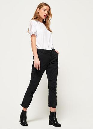 Темно-сірі жіночі штани-карго