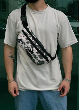 Бананка intruder тканинна в стилі мілітарі темно-сіра