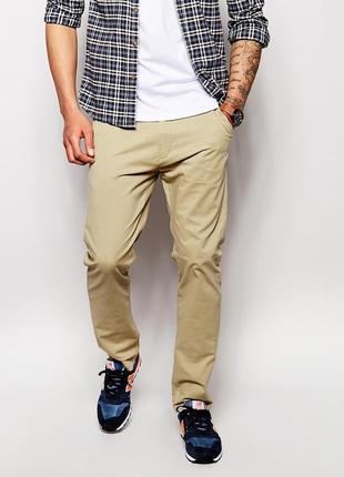 Britichindia/мужские бежевые брюки чиносы