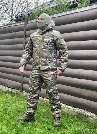 Теплый костюм софтшелл мультикам soft shell xl