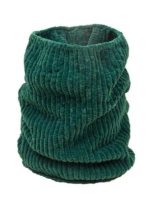 Вязаный шарф снуд хомут зеленый цвет4 фото