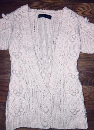 Безрукавка  вязаная марки zara