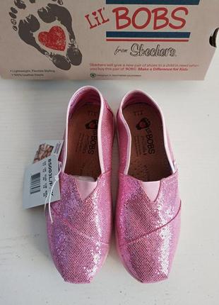 Распродажа! детские эспадрильи lil bobs от skechers в оригинальной коробке5 фото