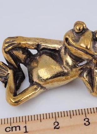 Фигурка из латуни лягушка арт. 02889