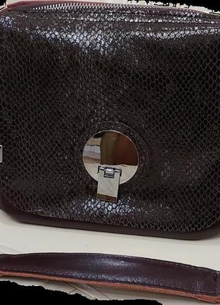 Жіноча сумочка ch 1000 lazer із натуральної шкіри