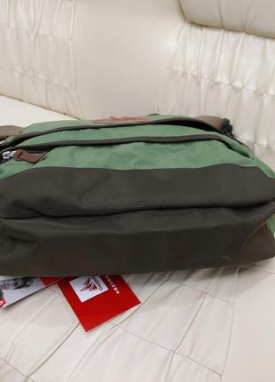 Спортивная сумка onepolar g5629 green качественная зеленая 12 литров9 фото