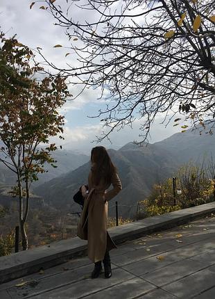 Жіноче демісезонне пальто з 100% вовни 6