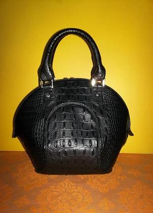 Сумка натуральная кожа farfalla rosso