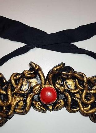 Корона королеви змій, halloween, маскарад. як нова!