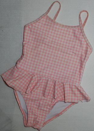 Стрейчевый боди в клетку на маленькую модницу