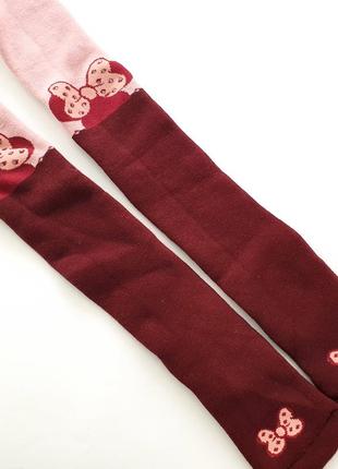 Красиві якісні махрові колготи з мінні маус