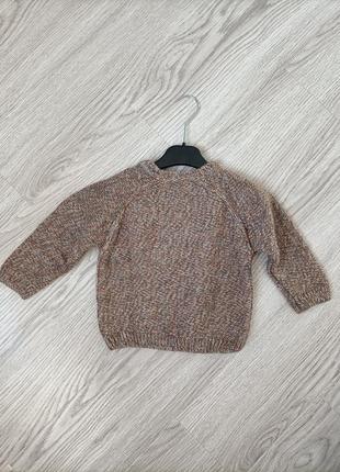 Трикотажний светр з крученої пряжі3 фото