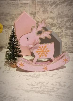 Игрушка деревянный олень