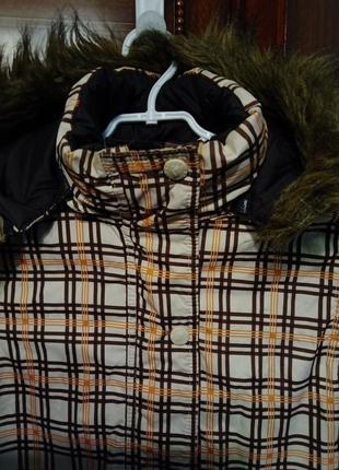 Двусторонняя теплая курточка nature sports &amp; lifewear на девочку 11-13роков размер s5 фото