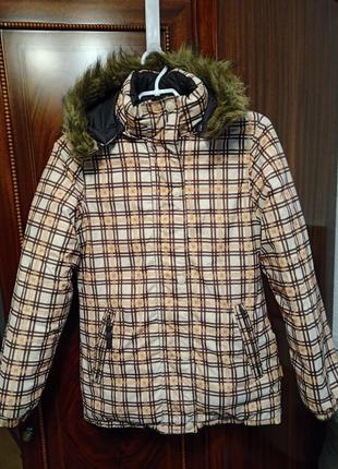 Двусторонняя теплая курточка nature sports &amp; lifewear на девочку 11-13роков размер s2 фото