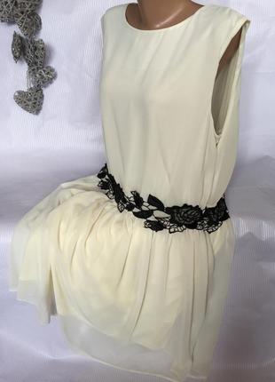 Шикарное платье с ажуром3 фото