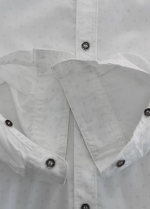 Белая мужская рубашка diesel сорочка8 фото