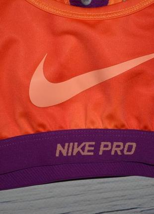 10 - 12 лет / м спортивный топ спортивный бюстгальтер майка спорт фитнес nike pro2 фото