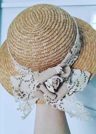 Прекрасный восхитительный классный милый винтажный соломенный шляпа ретро винтаж соломка5 фото