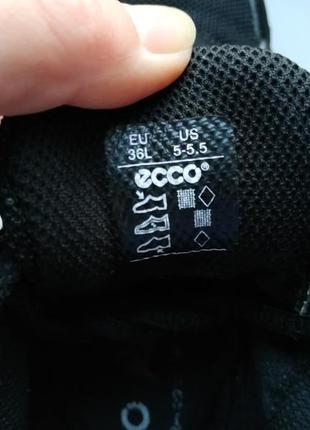 Кроссовки ecco gore-tex 36р. (23 см.)4 фото