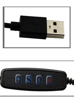 Кольцевая лампа + тринога usb дополнительный свет освещение фонарь2 фото