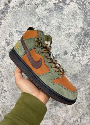Зимние кроссовки nike sb dunk high x pass-sport