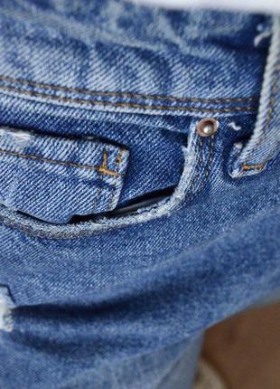 Бойфренды джинсы mom jeans с высокой посадкой4 фото