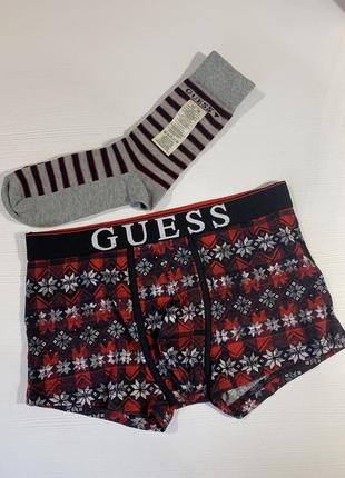 Новые трусы + носки guess оригинал7 фото