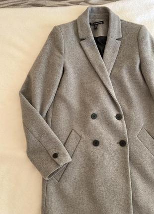 Коротке шерстяне пальто zara