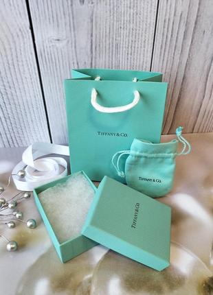 Подарунковий комплект з коробочкою під прикраси в стилі tiffany&co2 фото