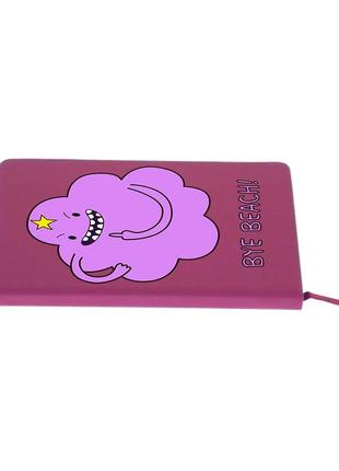 Блокнот а5 принцеса пухирця (lumpy space princess) малиновий (92288-1578-fu)