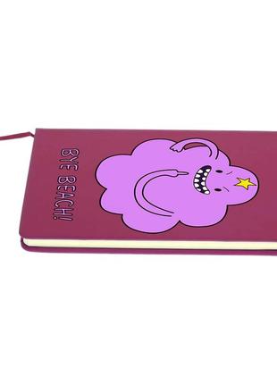Блокнот а5 принцеса пухирця (lumpy space princess) малиновий (92288-1578-fu)