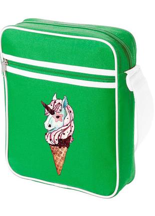 Сумка-месенджер морожко єдиноріг 92289-1492-kg зелений