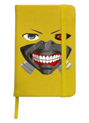 Блокнот а5 токійський гуль кен канекі маска(tokyo ghoul in mask) жовтий (92288-3525-sy)